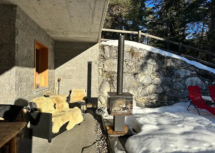 Apartamento Alp In/ski Out - 4.5 Zimmerwohnung Für Max. 7 Personen Laax